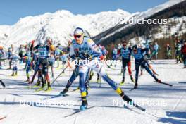 28.01.2024, Goms, Switzerland (SUI): Jonas Eriksson (SWE) - FIS world cup cross-country, mass, Goms (SUI). www.nordicfocus.com. © Modica/NordicFocus. Every downloaded picture is fee-liable.