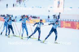 28.01.2024, Goms, Switzerland (SUI): Jasmin Kahara (FIN), Melissa Gal (FRA), (l-r)  - FIS world cup cross-country, mass, Goms (SUI). www.nordicfocus.com. © Modica/NordicFocus. Every downloaded picture is fee-liable.