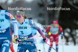 28.01.2024, Goms, Switzerland (SUI): Rosie Brennan (USA) - FIS world cup cross-country, mass, Goms (SUI). www.nordicfocus.com. © Modica/NordicFocus. Every downloaded picture is fee-liable.