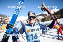 28.01.2024, Goms, Switzerland (SUI): Jules Lapierre (FRA) - FIS world cup cross-country, mass, Goms (SUI). www.nordicfocus.com. © Modica/NordicFocus. Every downloaded picture is fee-liable.