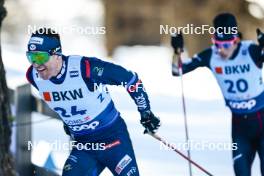 28.01.2024, Goms, Switzerland (SUI): Maurice Manificat (FRA) - FIS world cup cross-country, mass, Goms (SUI). www.nordicfocus.com. © Modica/NordicFocus. Every downloaded picture is fee-liable.