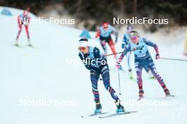 28.01.2024, Goms, Switzerland (SUI): Delphine Claudel (FRA) - FIS world cup cross-country, mass, Goms (SUI). www.nordicfocus.com. © Modica/NordicFocus. Every downloaded picture is fee-liable.