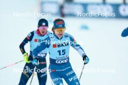 28.01.2024, Goms, Switzerland (SUI): Krista Parmakoski (FIN) - FIS world cup cross-country, mass, Goms (SUI). www.nordicfocus.com. © Modica/NordicFocus. Every downloaded picture is fee-liable.