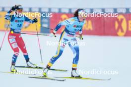 28.01.2024, Goms, Switzerland (SUI): Moa Lundgren (SWE) - FIS world cup cross-country, mass, Goms (SUI). www.nordicfocus.com. © Modica/NordicFocus. Every downloaded picture is fee-liable.