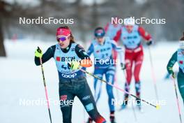 28.01.2024, Goms, Switzerland (SUI): Katherine Sauerbrey (GER) - FIS world cup cross-country, mass, Goms (SUI). www.nordicfocus.com. © Modica/NordicFocus. Every downloaded picture is fee-liable.