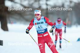 28.01.2024, Goms, Switzerland (SUI): Maria Hartz Melling (NOR) - FIS world cup cross-country, mass, Goms (SUI). www.nordicfocus.com. © Modica/NordicFocus. Every downloaded picture is fee-liable.