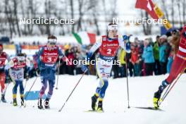 26.01.2024, Goms, Switzerland (SUI): William Poromaa (SWE) - FIS world cup cross-country, mixed relay, Goms (SUI). www.nordicfocus.com. © Modica/NordicFocus. Every downloaded picture is fee-liable.