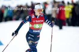 26.01.2024, Goms, Switzerland (SUI): Delphine Claudel (FRA) - FIS world cup cross-country, mixed relay, Goms (SUI). www.nordicfocus.com. © Modica/NordicFocus. Every downloaded picture is fee-liable.