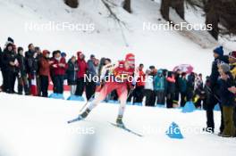 26.01.2024, Goms, Switzerland (SUI): Valerio Grond (SUI) - FIS world cup cross-country, mixed relay, Goms (SUI). www.nordicfocus.com. © Modica/NordicFocus. Every downloaded picture is fee-liable.