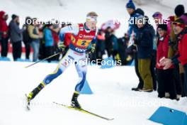 26.01.2024, Goms, Switzerland (SUI): Jens Burman (SWE) - FIS world cup cross-country, mixed relay, Goms (SUI). www.nordicfocus.com. © Modica/NordicFocus. Every downloaded picture is fee-liable.