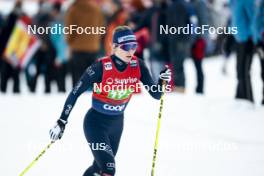 26.01.2024, Goms, Switzerland (SUI): Martina Di Centa (ITA) - FIS world cup cross-country, mixed relay, Goms (SUI). www.nordicfocus.com. © Modica/NordicFocus. Every downloaded picture is fee-liable.