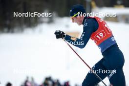 26.01.2024, Goms, Switzerland (SUI): Simone Mocellini (ITA) - FIS world cup cross-country, mixed relay, Goms (SUI). www.nordicfocus.com. © Modica/NordicFocus. Every downloaded picture is fee-liable.