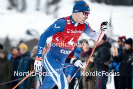 26.01.2024, Goms, Switzerland (SUI): Lauri Vuorinen (FIN) - FIS world cup cross-country, mixed relay, Goms (SUI). www.nordicfocus.com. © Modica/NordicFocus. Every downloaded picture is fee-liable.