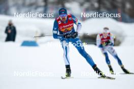 26.01.2024, Goms, Switzerland (SUI): Perttu Hyvarinen (FIN) - FIS world cup cross-country, mixed relay, Goms (SUI). www.nordicfocus.com. © Modica/NordicFocus. Every downloaded picture is fee-liable.