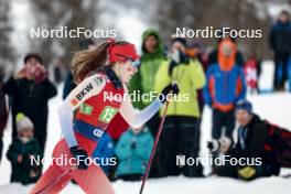 26.01.2024, Goms, Switzerland (SUI): Marina Kaelin (SUI) - FIS world cup cross-country, mixed relay, Goms (SUI). www.nordicfocus.com. © Modica/NordicFocus. Every downloaded picture is fee-liable.