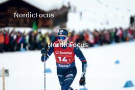 26.01.2024, Goms, Switzerland (SUI): Remi Bourdin (FRA) - FIS world cup cross-country, mixed relay, Goms (SUI). www.nordicfocus.com. © Modica/NordicFocus. Every downloaded picture is fee-liable.