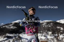 25.01.2024, Goms, Switzerland (SUI): Jens Burman (SWE) - FIS world cup cross-country, training, Goms (SUI). www.nordicfocus.com. © Modica/NordicFocus. Every downloaded picture is fee-liable.