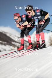 25.01.2024, Goms, Switzerland (SUI): Madshus   - FIS world cup cross-country, training, Goms (SUI). www.nordicfocus.com. © Modica/NordicFocus. Every downloaded picture is fee-liable.