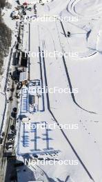 25.01.2024, Goms, Switzerland (SUI): Aerial view of GomsÕs Arena   - FIS world cup cross-country, training, Goms (SUI). www.nordicfocus.com. © Modica/NordicFocus. Every downloaded picture is fee-liable.