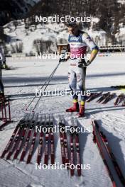 25.01.2024, Goms, Switzerland (SUI): Edvin Anger (SWE) - FIS world cup cross-country, training, Goms (SUI). www.nordicfocus.com. © Modica/NordicFocus. Every downloaded picture is fee-liable.