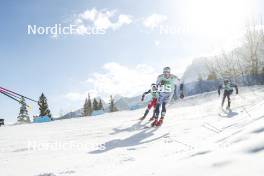 09.02.2024, Canmore, Canada (CAN): Adam Fellner (CZE), Edvin Anger (SWE), (l-r)  - FIS world cup cross-country, 15km mass, Canmore (CAN). www.nordicfocus.com. © Modica/NordicFocus. Every downloaded picture is fee-liable.