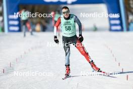 09.02.2024, Canmore, Canada (CAN): Aidan Kirkham (CAN) - FIS world cup cross-country, 15km mass, Canmore (CAN). www.nordicfocus.com. © Modica/NordicFocus. Every downloaded picture is fee-liable.