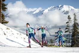 09.02.2024, Canmore, Canada (CAN): Lauren Jortberg (USA), Margie Freed (USA), (l-r)  - FIS world cup cross-country, 15km mass, Canmore (CAN). www.nordicfocus.com. © Modica/NordicFocus. Every downloaded picture is fee-liable.