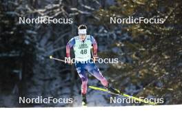 09.02.2024, Canmore, Canada (CAN): Braden Becker (USA) - FIS world cup cross-country, 15km mass, Canmore (CAN). www.nordicfocus.com. © Modica/NordicFocus. Every downloaded picture is fee-liable.