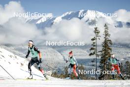 09.02.2024, Canmore, Canada (CAN): Lena Keck (GER), Anna Parent (CAN), (l-r)  - FIS world cup cross-country, 15km mass, Canmore (CAN). www.nordicfocus.com. © Modica/NordicFocus. Every downloaded picture is fee-liable.