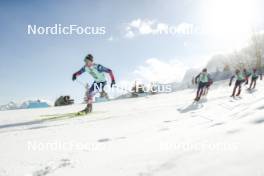 09.02.2024, Canmore, Canada (CAN): Hunter Wonders (USA), Ben Ogden (USA), (l-r)  - FIS world cup cross-country, 15km mass, Canmore (CAN). www.nordicfocus.com. © Modica/NordicFocus. Every downloaded picture is fee-liable.
