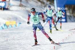 09.02.2024, Canmore, Canada (CAN): Scott Patterson (USA) - FIS world cup cross-country, 15km mass, Canmore (CAN). www.nordicfocus.com. © Modica/NordicFocus. Every downloaded picture is fee-liable.
