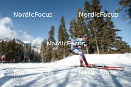 09.02.2024, Canmore, Canada (CAN): Julia Kern (USA) - FIS world cup cross-country, 15km mass, Canmore (CAN). www.nordicfocus.com. © Modica/NordicFocus. Every downloaded picture is fee-liable.