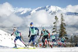 09.02.2024, Canmore, Canada (CAN): Sophia Laukli (USA), Victoria Carl (GER), (l-r)  - FIS world cup cross-country, 15km mass, Canmore (CAN). www.nordicfocus.com. © Modica/NordicFocus. Every downloaded picture is fee-liable.