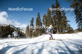 09.02.2024, Canmore, Canada (CAN): Linn Svahn (SWE), Rosie Brennan (USA), (l-r)  - FIS world cup cross-country, 15km mass, Canmore (CAN). www.nordicfocus.com. © Modica/NordicFocus. Every downloaded picture is fee-liable.