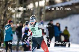 09.02.2024, Canmore, Canada (CAN): Anna Stewart (CAN) - FIS world cup cross-country, 15km mass, Canmore (CAN). www.nordicfocus.com. © Modica/NordicFocus. Every downloaded picture is fee-liable.