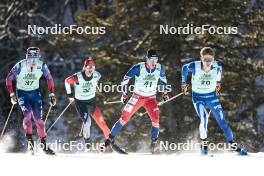 09.02.2024, Canmore, Canada (CAN): Luke Jager (USA), Adam Fellner (CZE), (l-r)  - FIS world cup cross-country, 15km mass, Canmore (CAN). www.nordicfocus.com. © Modica/NordicFocus. Every downloaded picture is fee-liable.