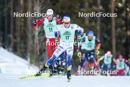 09.02.2024, Canmore, Canada (CAN): Jens Burman (SWE) - FIS world cup cross-country, 15km mass, Canmore (CAN). www.nordicfocus.com. © Modica/NordicFocus. Every downloaded picture is fee-liable.