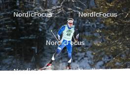 09.02.2024, Canmore, Canada (CAN): Christopher Kalev (EST) - FIS world cup cross-country, 15km mass, Canmore (CAN). www.nordicfocus.com. © Modica/NordicFocus. Every downloaded picture is fee-liable.