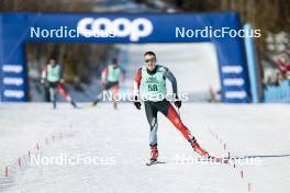 09.02.2024, Canmore, Canada (CAN): Aidan Kirkham (CAN) - FIS world cup cross-country, 15km mass, Canmore (CAN). www.nordicfocus.com. © Modica/NordicFocus. Every downloaded picture is fee-liable.
