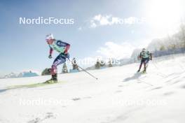 09.02.2024, Canmore, Canada (CAN): Peter Wolter (USA), Braden Becker (USA), (l-r)  - FIS world cup cross-country, 15km mass, Canmore (CAN). www.nordicfocus.com. © Modica/NordicFocus. Every downloaded picture is fee-liable.