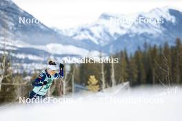10.02.2024, Canmore, Canada (CAN): Delphine Claudel (FRA) - FIS world cup cross-country, individual sprint, Canmore (CAN). www.nordicfocus.com. © Modica/NordicFocus. Every downloaded picture is fee-liable.