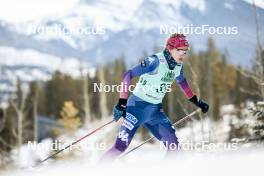 10.02.2024, Canmore, Canada (CAN): Alayna Sonnesyn (USA) - FIS world cup cross-country, individual sprint, Canmore (CAN). www.nordicfocus.com. © Modica/NordicFocus. Every downloaded picture is fee-liable.