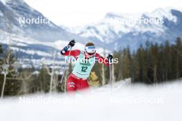 10.02.2024, Canmore, Canada (CAN): Mathilde Myhrvold (NOR) - FIS world cup cross-country, individual sprint, Canmore (CAN). www.nordicfocus.com. © Modica/NordicFocus. Every downloaded picture is fee-liable.