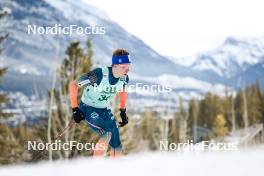 10.02.2024, Canmore, Canada (CAN): James Clugnet (GBR) - FIS world cup cross-country, individual sprint, Canmore (CAN). www.nordicfocus.com. © Modica/NordicFocus. Every downloaded picture is fee-liable.