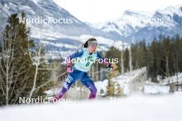 10.02.2024, Canmore, Canada (CAN): Rosie Brennan (USA) - FIS world cup cross-country, individual sprint, Canmore (CAN). www.nordicfocus.com. © Modica/NordicFocus. Every downloaded picture is fee-liable.