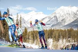 10.02.2024, Canmore, Canada (CAN): Pierre Grall-Johnson (CAN), Kevin Bolger (USA), (l-r)  - FIS world cup cross-country, individual sprint, Canmore (CAN). www.nordicfocus.com. © Modica/NordicFocus. Every downloaded picture is fee-liable.