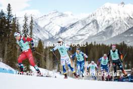 10.02.2024, Canmore, Canada (CAN): Lotta Udnes Weng (NOR), Johanna Hagstroem (SWE), (l-r)  - FIS world cup cross-country, individual sprint, Canmore (CAN). www.nordicfocus.com. © Modica/NordicFocus. Every downloaded picture is fee-liable.