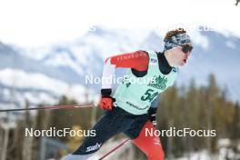 10.02.2024, Canmore, Canada (CAN): Felix-Olivier Moreau (CAN) - FIS world cup cross-country, individual sprint, Canmore (CAN). www.nordicfocus.com. © Modica/NordicFocus. Every downloaded picture is fee-liable.