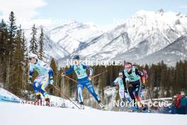 10.02.2024, Canmore, Canada (CAN): Jasmi Joensuu (FIN), Laura Gimmler (GER), (l-r)  - FIS world cup cross-country, individual sprint, Canmore (CAN). www.nordicfocus.com. © Modica/NordicFocus. Every downloaded picture is fee-liable.