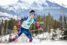 10.02.2024, Canmore, Canada (CAN): Michael Earnhart (USA) - FIS world cup cross-country, individual sprint, Canmore (CAN). www.nordicfocus.com. © Modica/NordicFocus. Every downloaded picture is fee-liable.